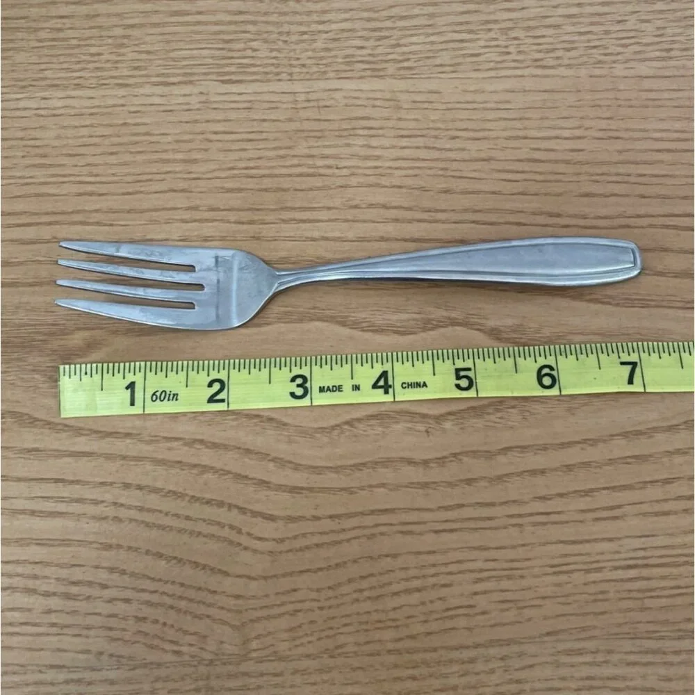 Vtg Oneida Satin Bristol Everdale Salad Dessert Fork Dinner Knife Flatware Set